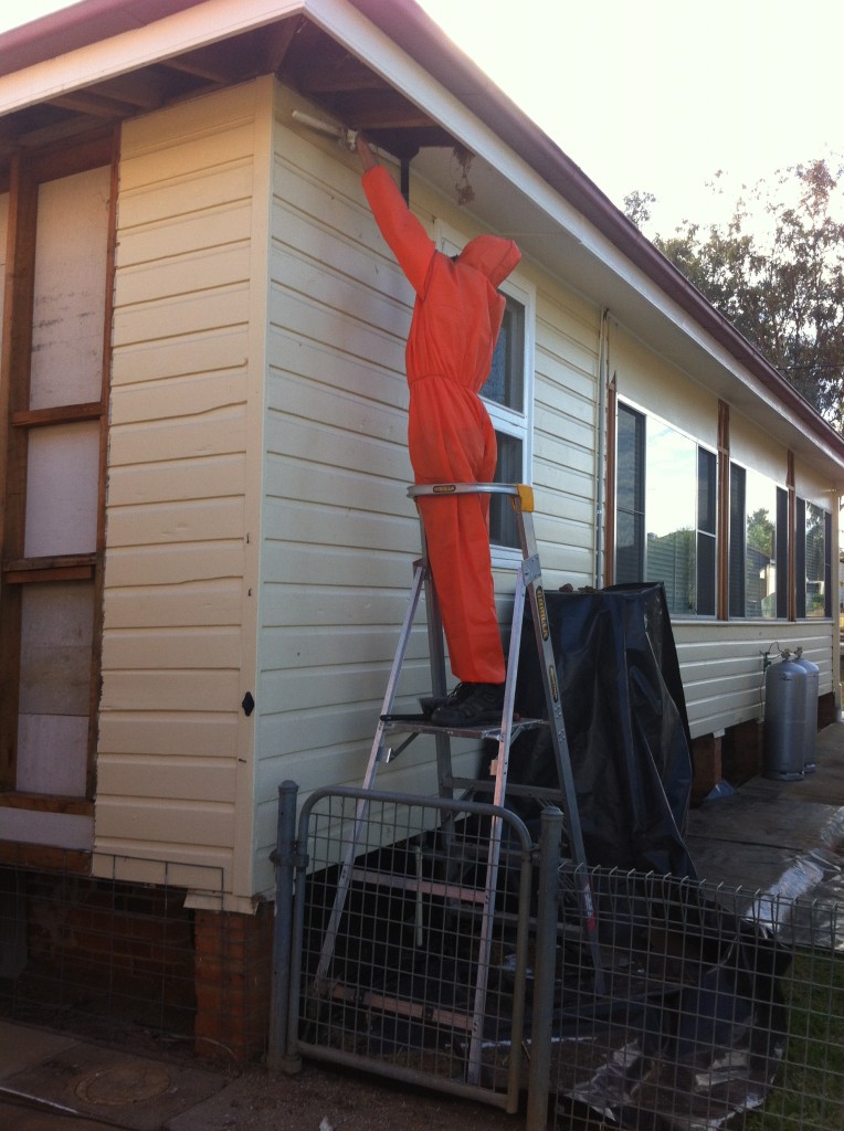 Broken Asbestos Eaves - Non Friable fibro removal