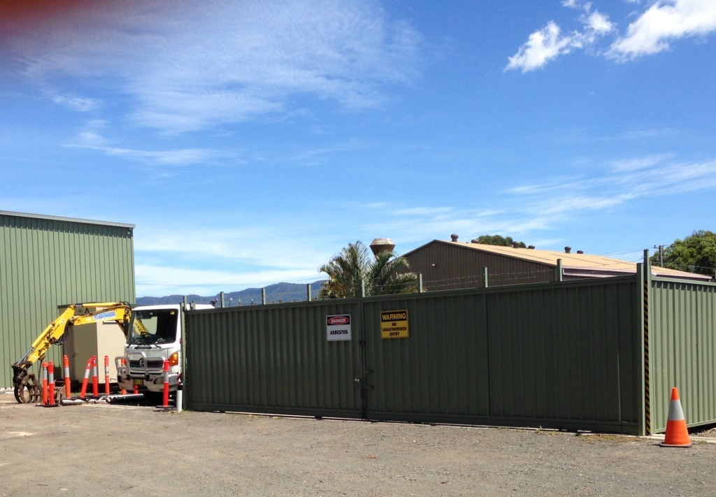 A restricted storage area for waste disposal in Wollongong